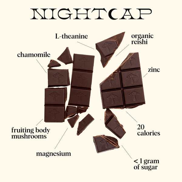 Alice Mushroom Chocolate | NightCap x Open for deep sleep - Image 3